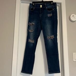 New York & Company High Waist Boyfriend Jeans (Size 8)